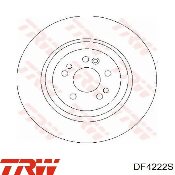 DF4222S TRW disco de freno delantero
