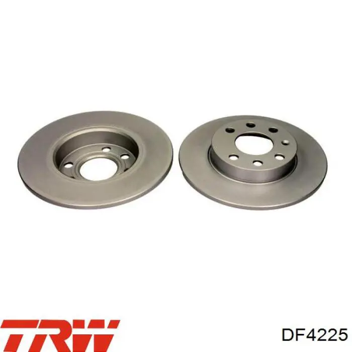 Disco de freno DF4225 TRW