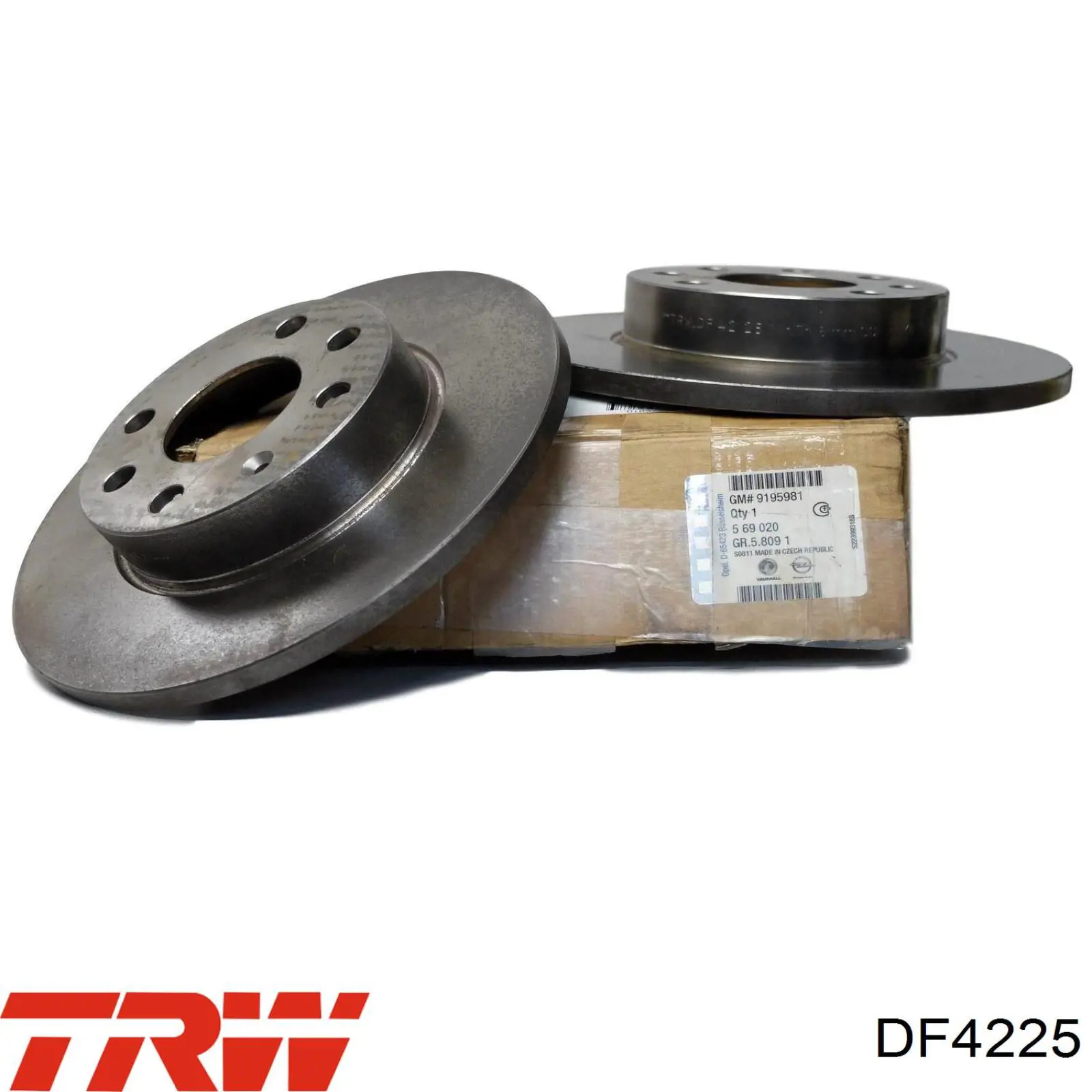 Disco de freno delantero TRW DF4225