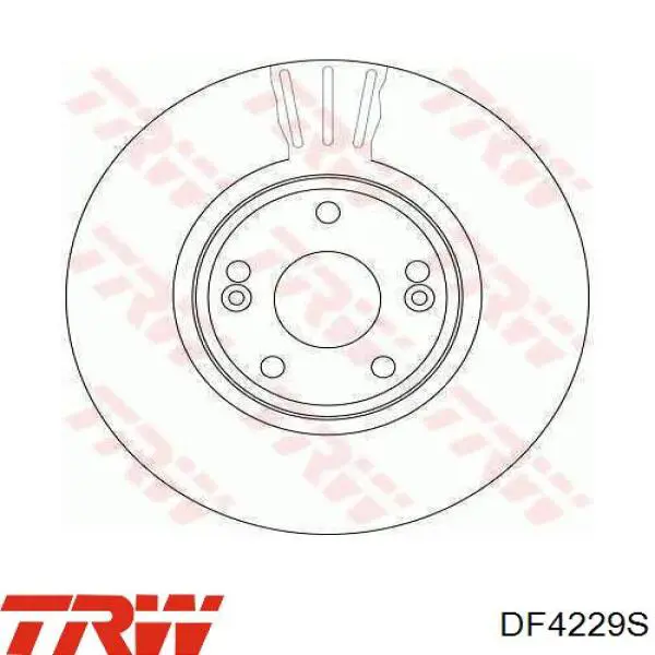 DF4229S TRW disco de freno delantero