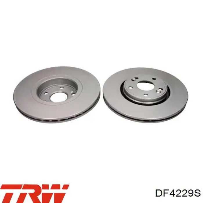 Disco de freno DF4229S TRW