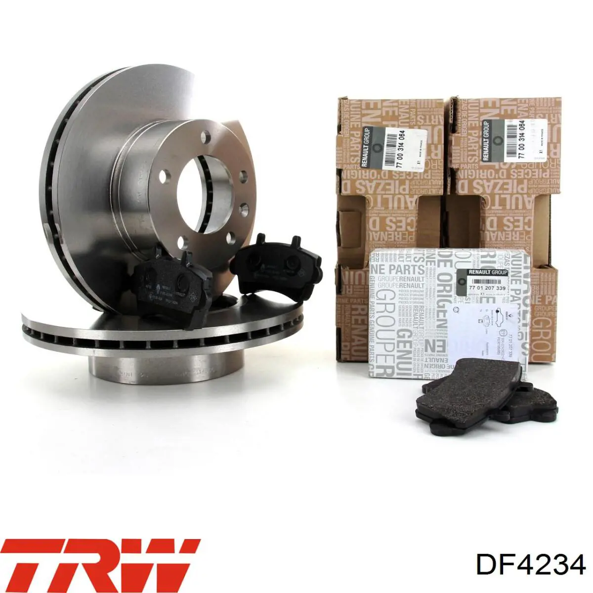 Disco de freno trasero TRW DF4234 precio, desde 33,09 EUR