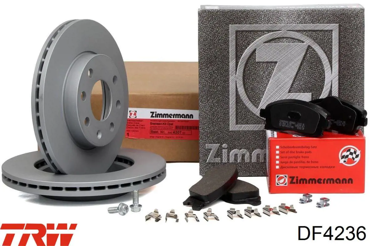 Disco de freno delantero TRW DF4236