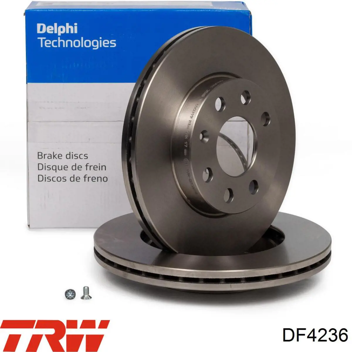 Disco de freno DF4236 TRW