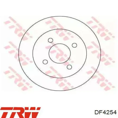 DF4254 TRW freno de disco delantero