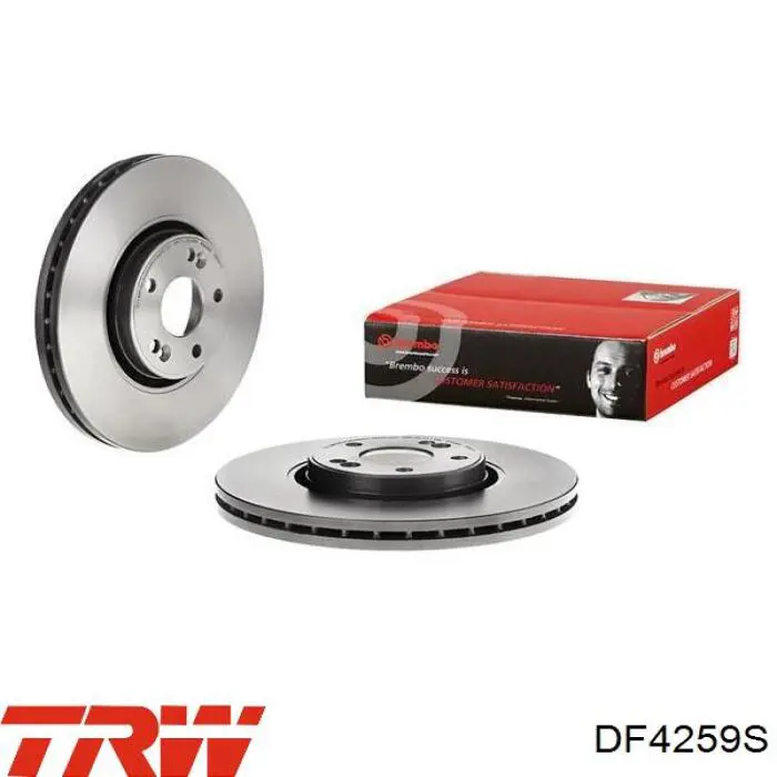Disco de freno DF4259S TRW