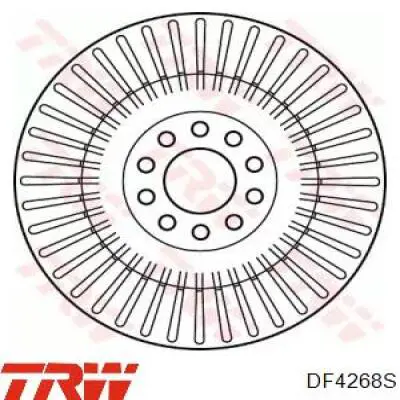 Disco de freno DF4268S TRW