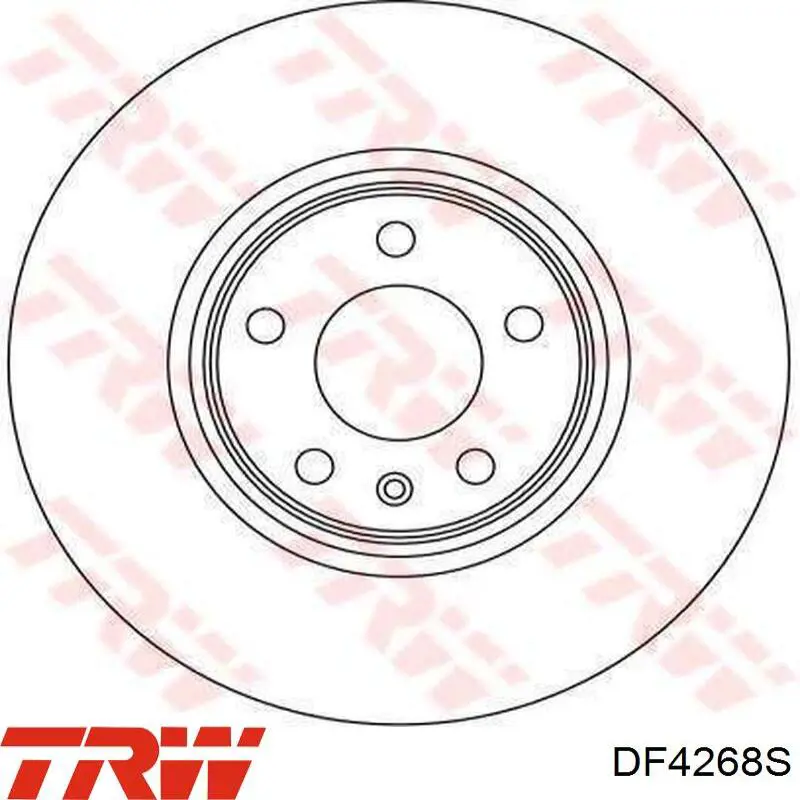 Comprar DF4268S TRW Freno de disco delantero