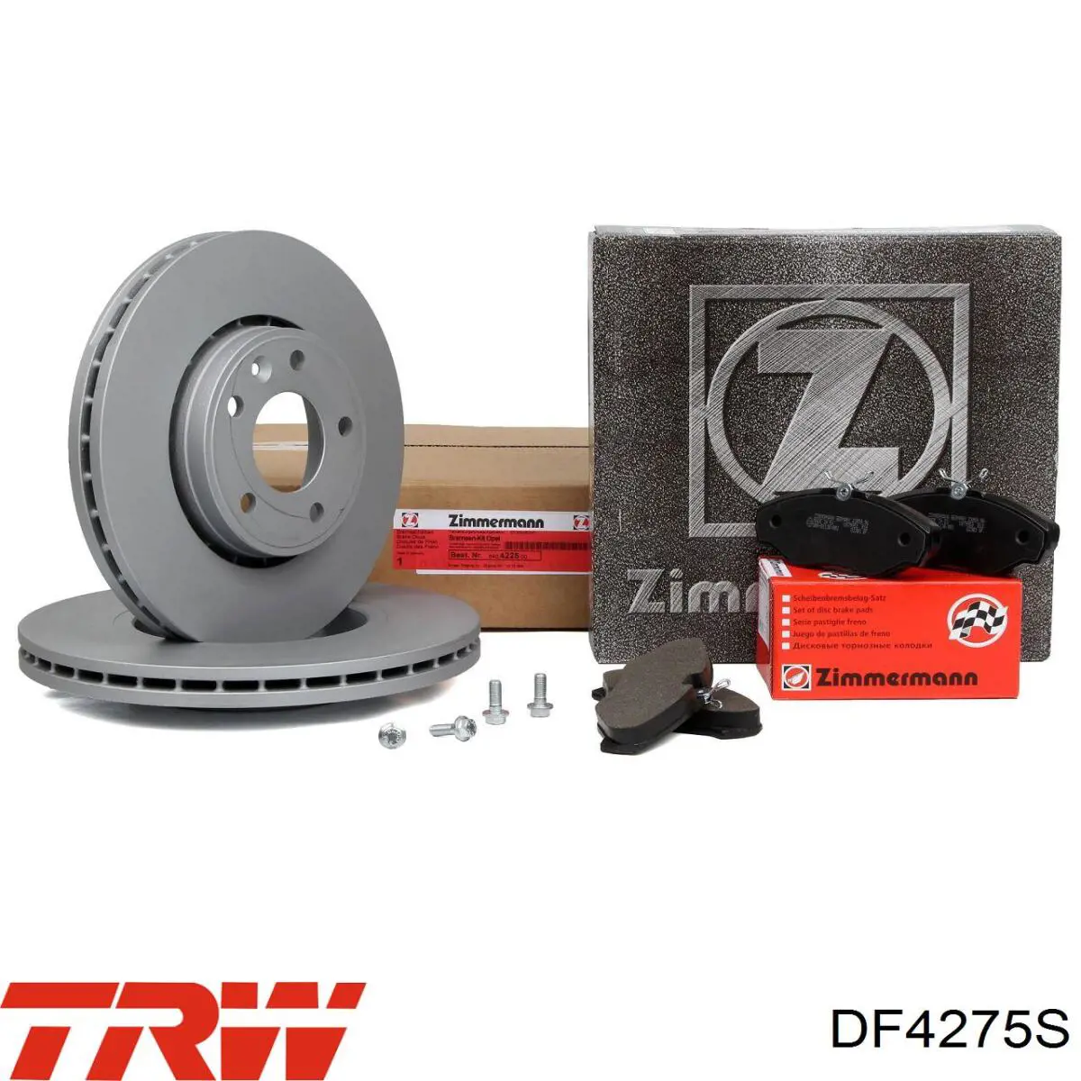 Disco de freno delantero DF4275S TRW