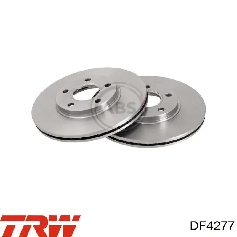 Disco de freno DF4277 TRW
