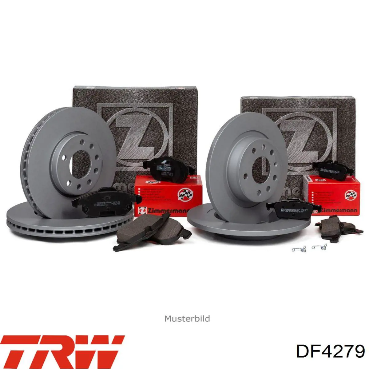 Frenos traseros TRW DF4279