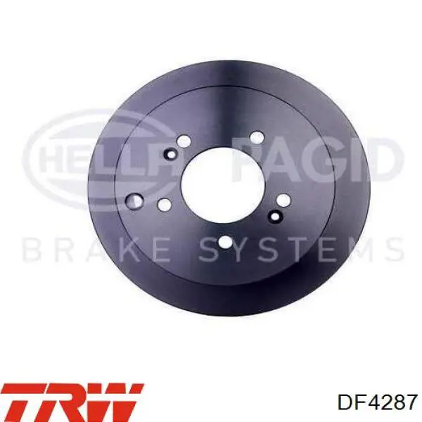 Comprar DF4287 TRW Disco de freno trasero