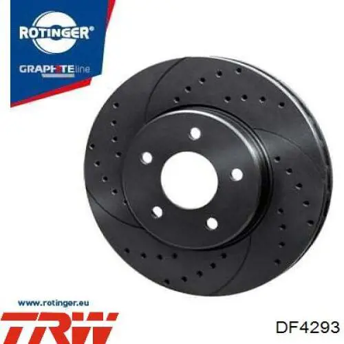 Disco de freno DF4293 TRW