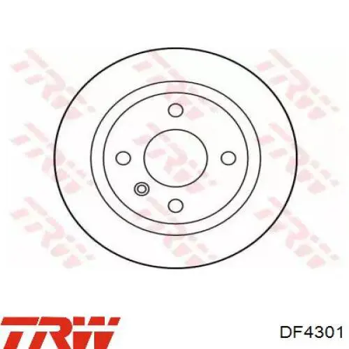 Frenos traseros TRW DF4301