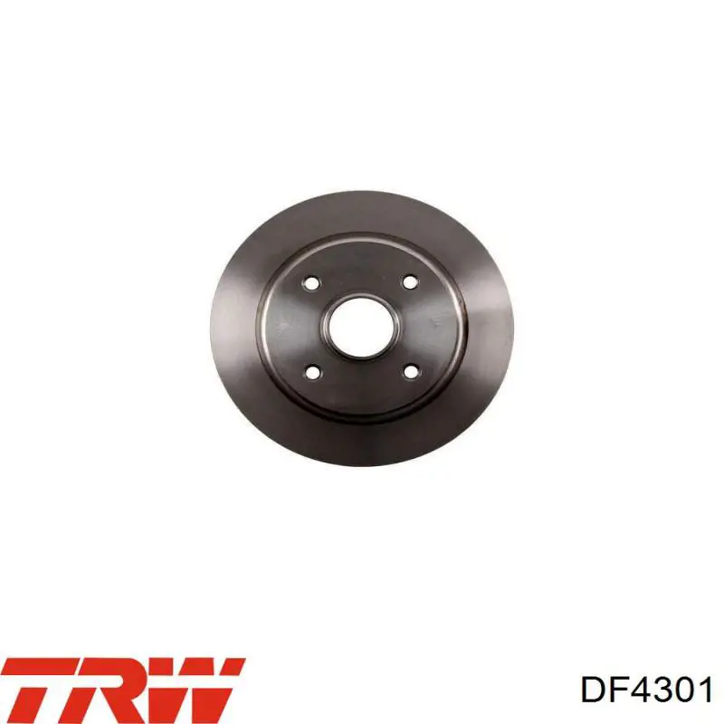Comprar DF4301 TRW Disco de freno trasero