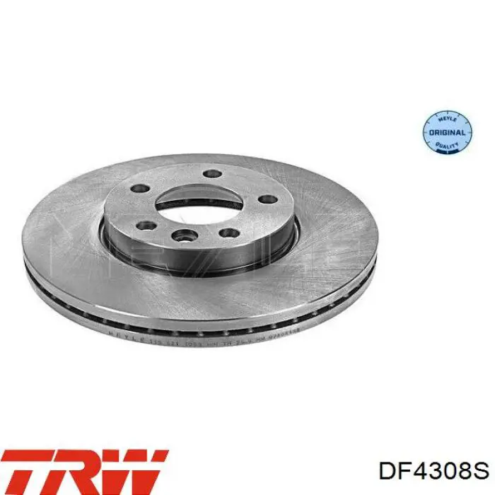 Disco de freno DF4308S TRW