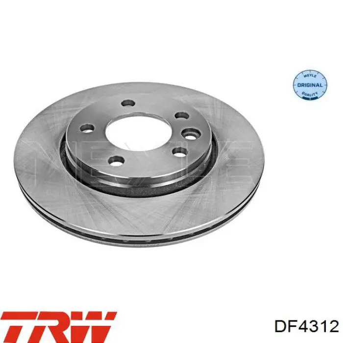 DF4312 TRW Freno de disco trasero