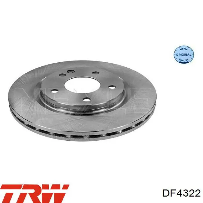 Frenos delanteros TRW DF4322 precio, desde 39,14 EUR
