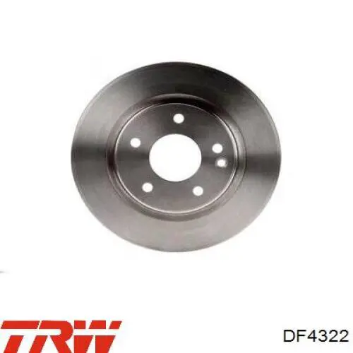 Disco de freno DF4322 TRW
