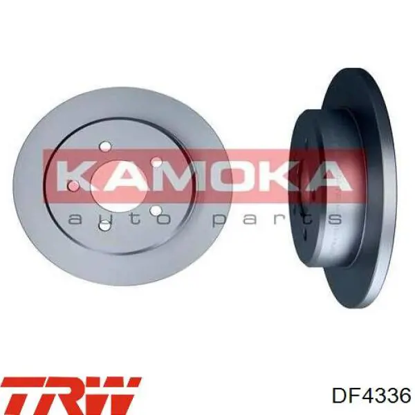 Comprar DF4336 TRW Disco de freno trasero