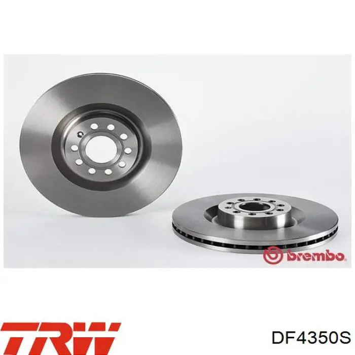Disco de freno delantero TRW DF4350S
