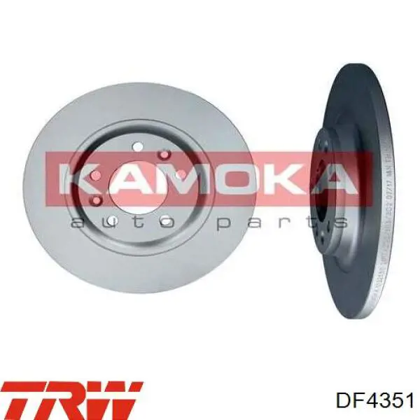 Comprar DF4351 TRW Disco de freno trasero