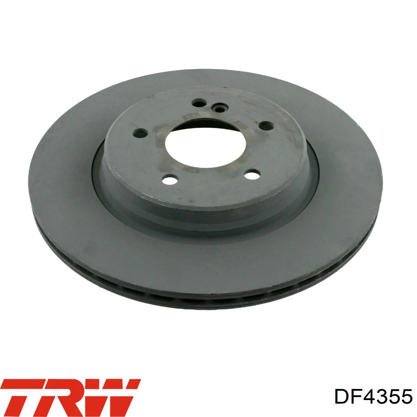 DF4355 TRW disco de freno trasero
