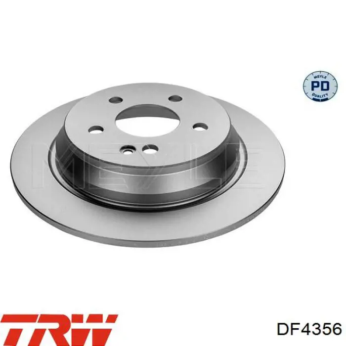 Comprar DF4356 TRW Disco de freno trasero