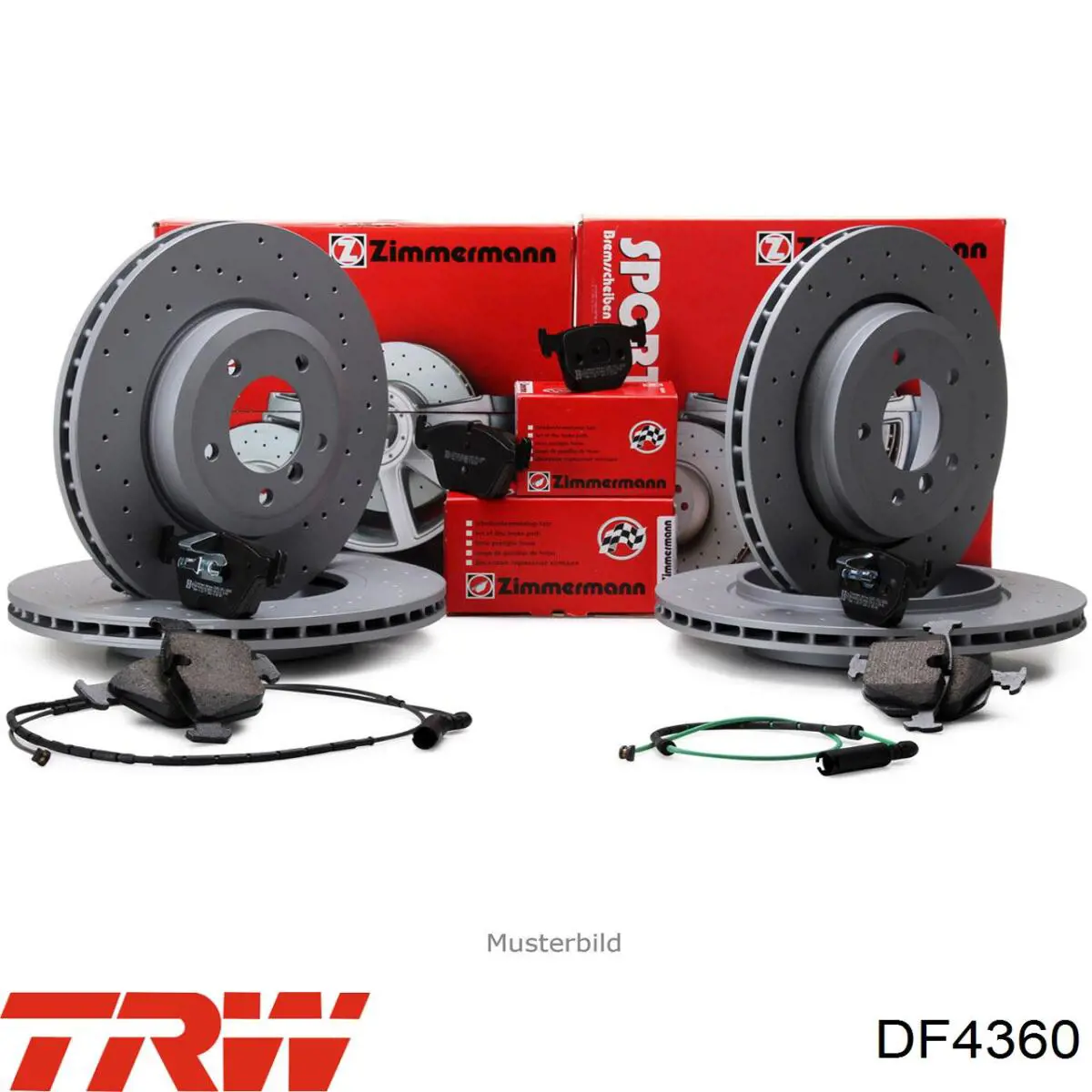 Frenos traseros TRW DF4360