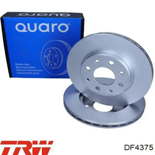 Disco de freno DF4375 TRW