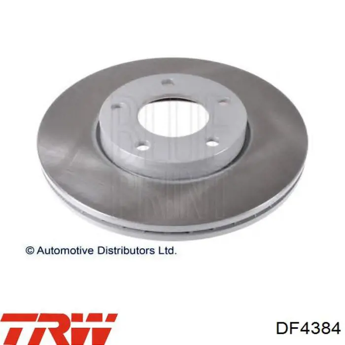 Disco de freno DF4384 TRW