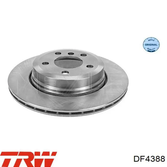 Comprar DF4388 TRW Disco de freno trasero