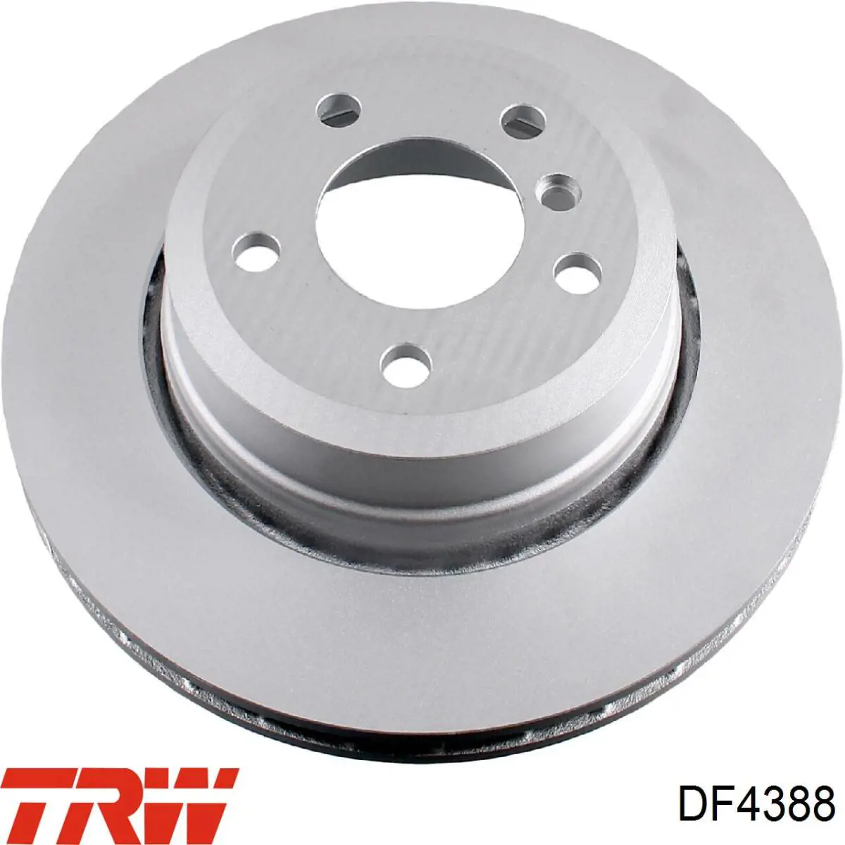 Disco de freno trasero DF4388 TRW