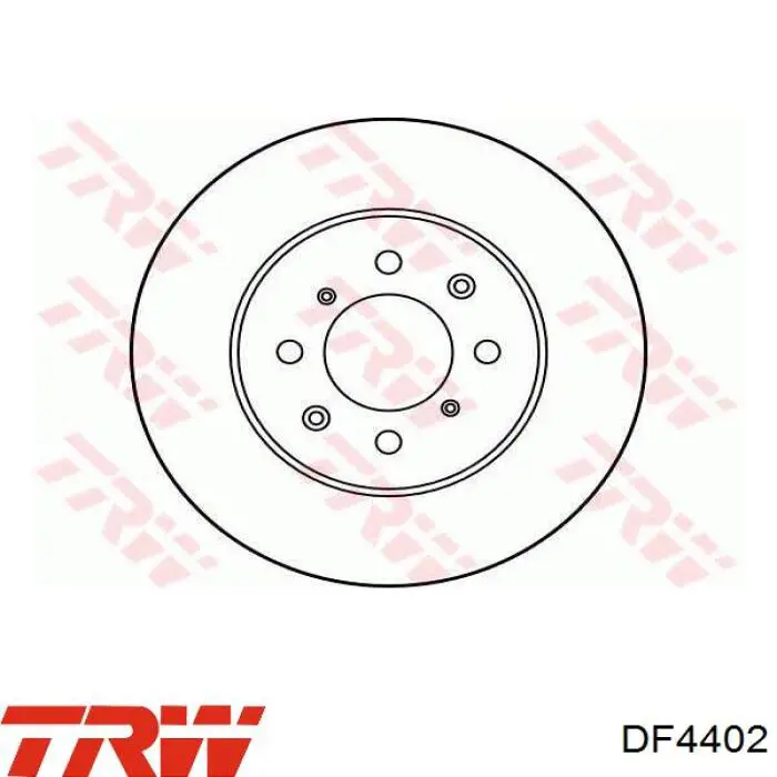 Disco de freno trasero TRW DF4402 precio, desde 35,35 EUR