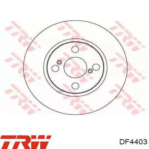 Disco de freno delantero TRW DF4403