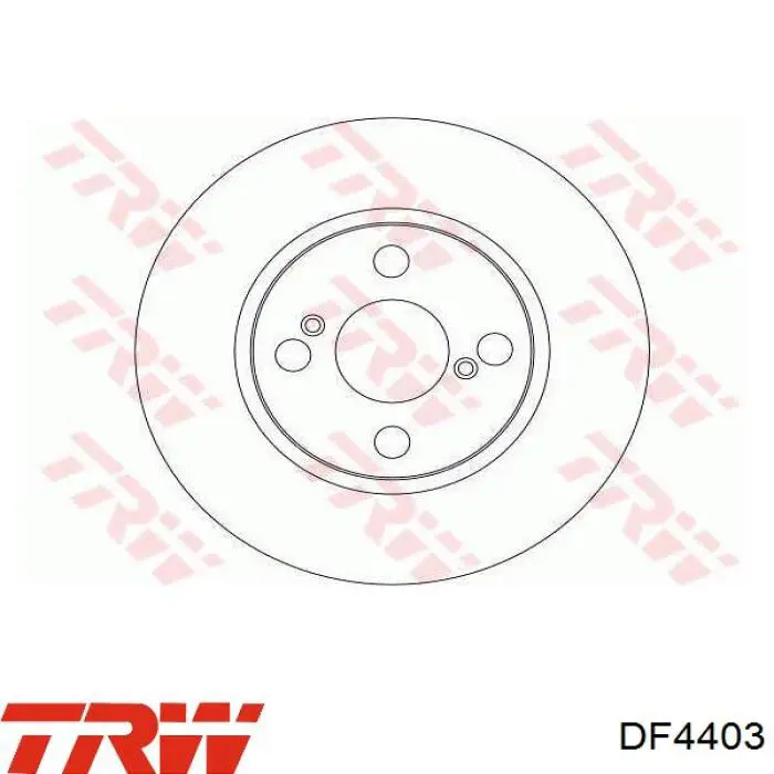 DF4403 TRW disco de freno delantero