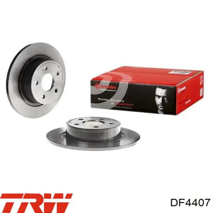 Comprar DF4407 TRW Disco de freno trasero