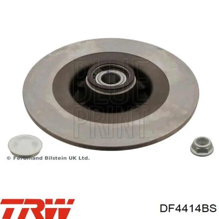 Frenos traseros TRW DF4414BS