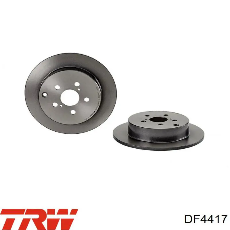 Frenos traseros TRW DF4417