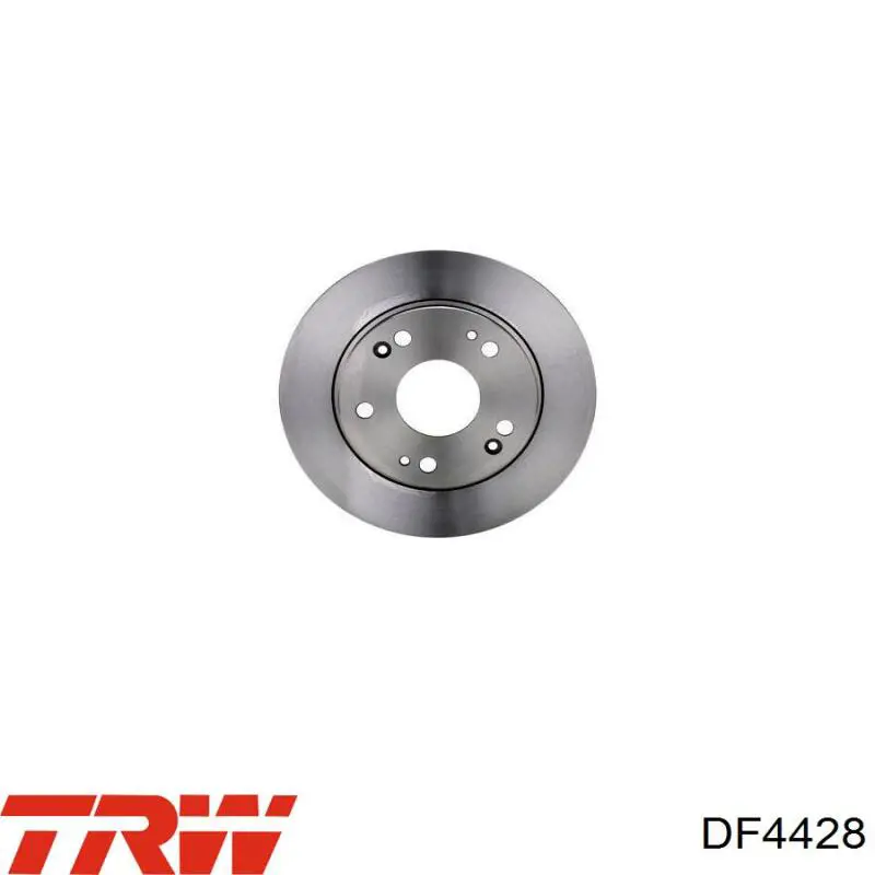 Disco de freno trasero DF4428 TRW