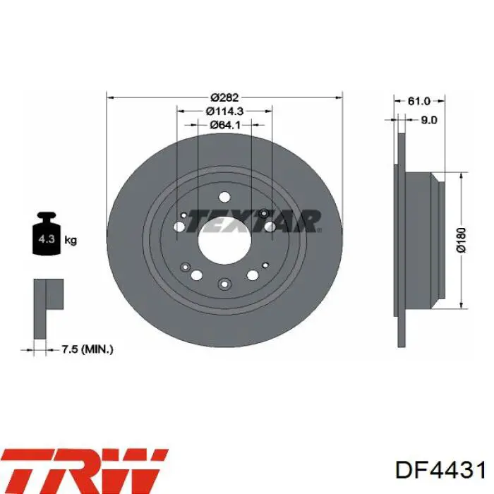 Frenos traseros Japan Parts DP442C