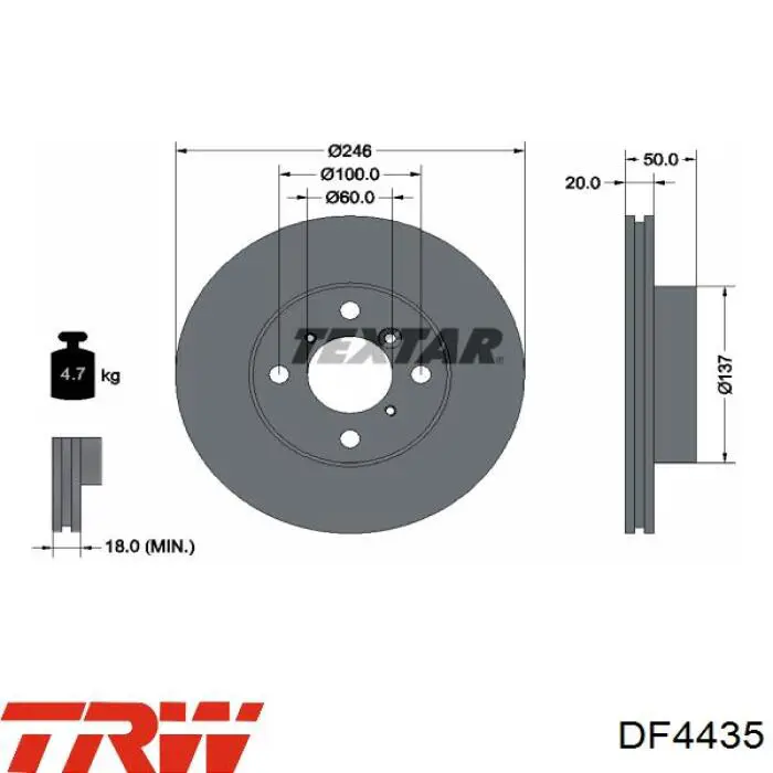 Comprar 5531162G00000 Suzuki Freno de disco delantero