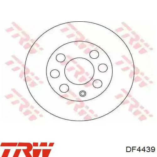 Disco de freno DF4439 TRW