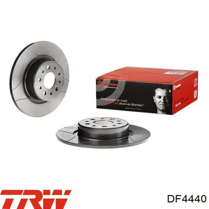 Comprar DF4440 TRW Disco de freno trasero