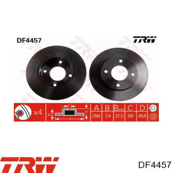 Comprar DIM01C Japan Parts Freno de disco delantero