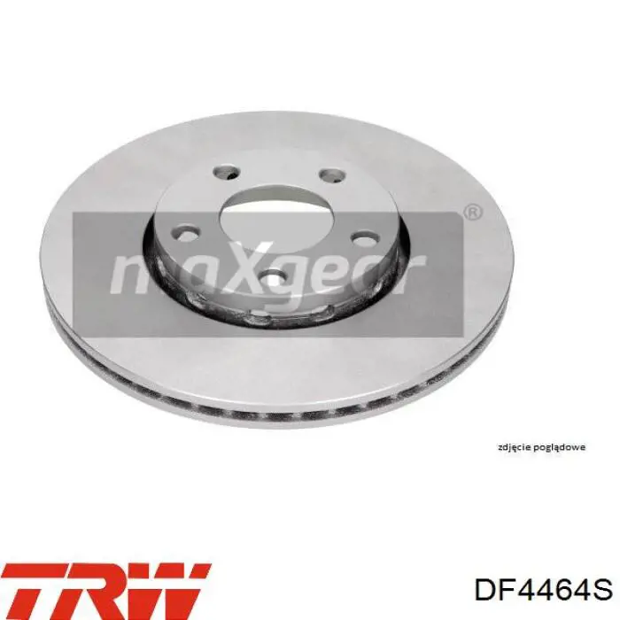 Disco de freno DF4464S TRW