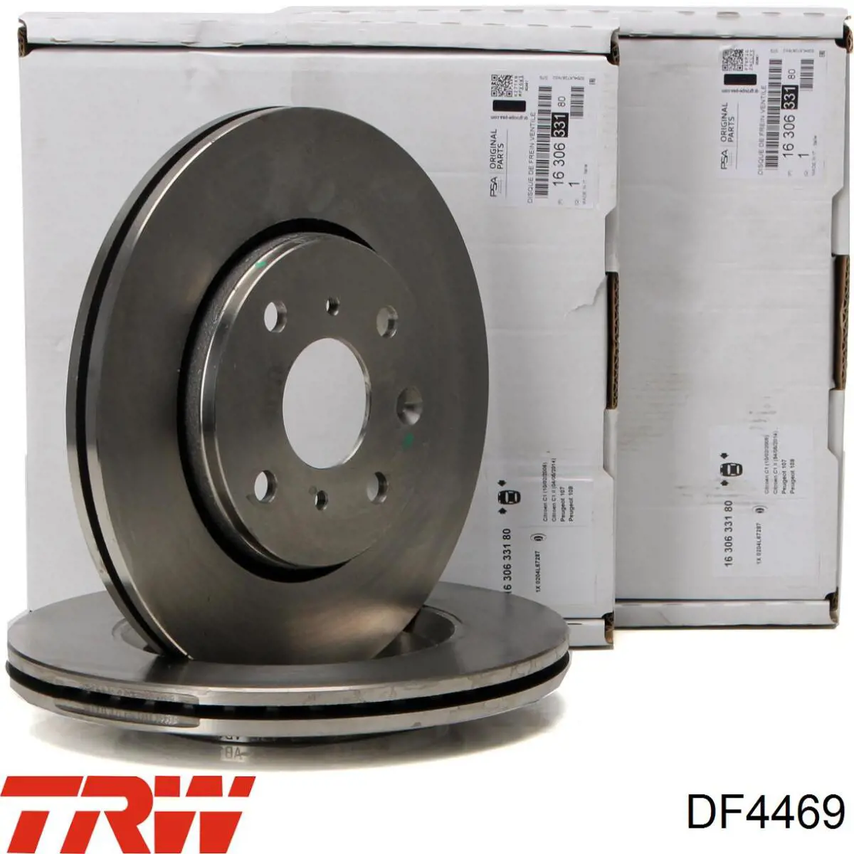 Comprar DF4469 TRW Freno de disco delantero