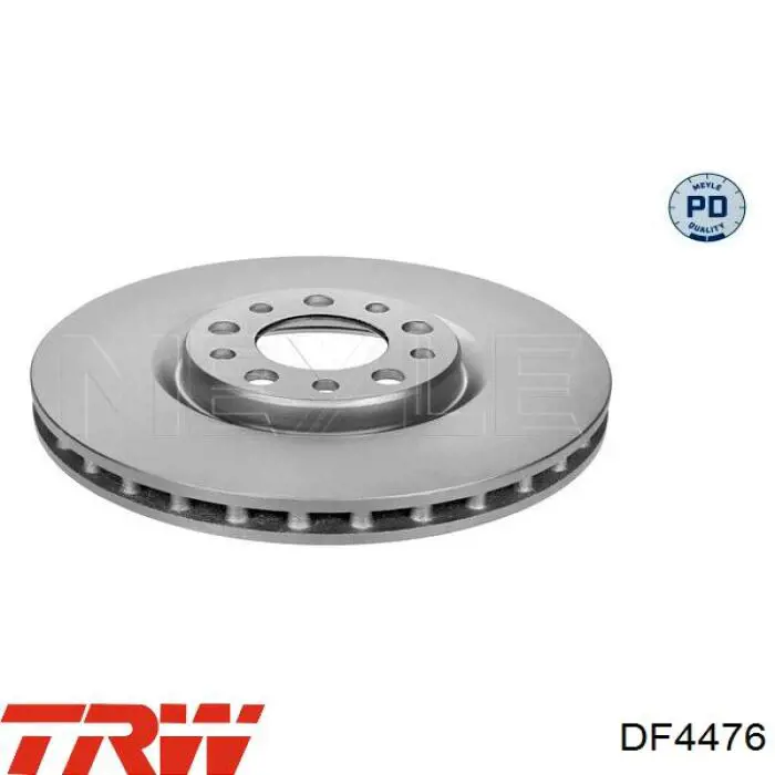 Disco de freno DF4476 TRW