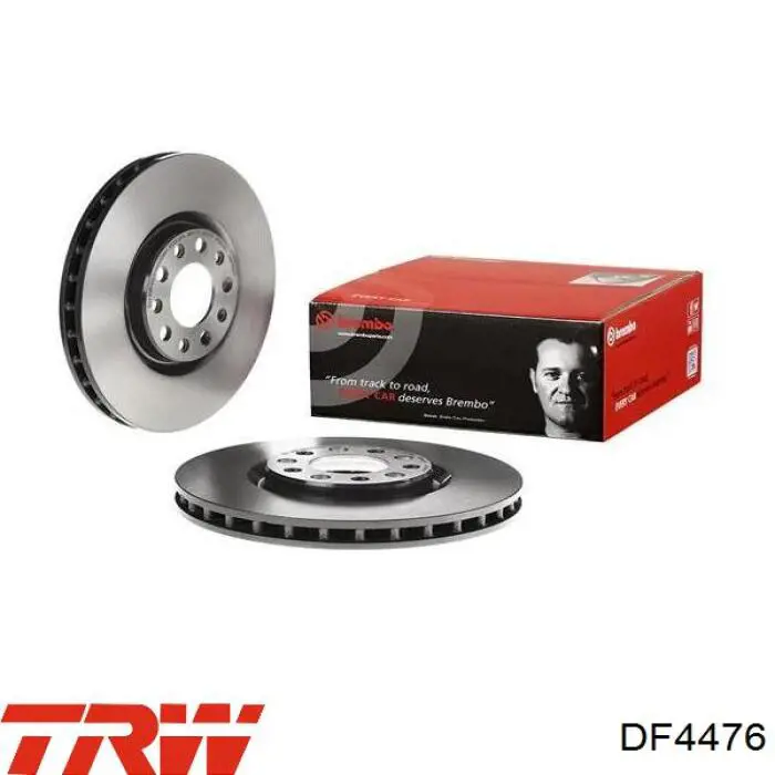 Disco de freno delantero TRW DF4476