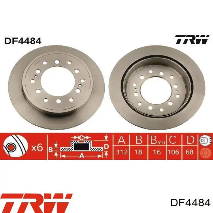 Disco de freno trasero Japan Parts DP209C precio, desde 49,57 EUR